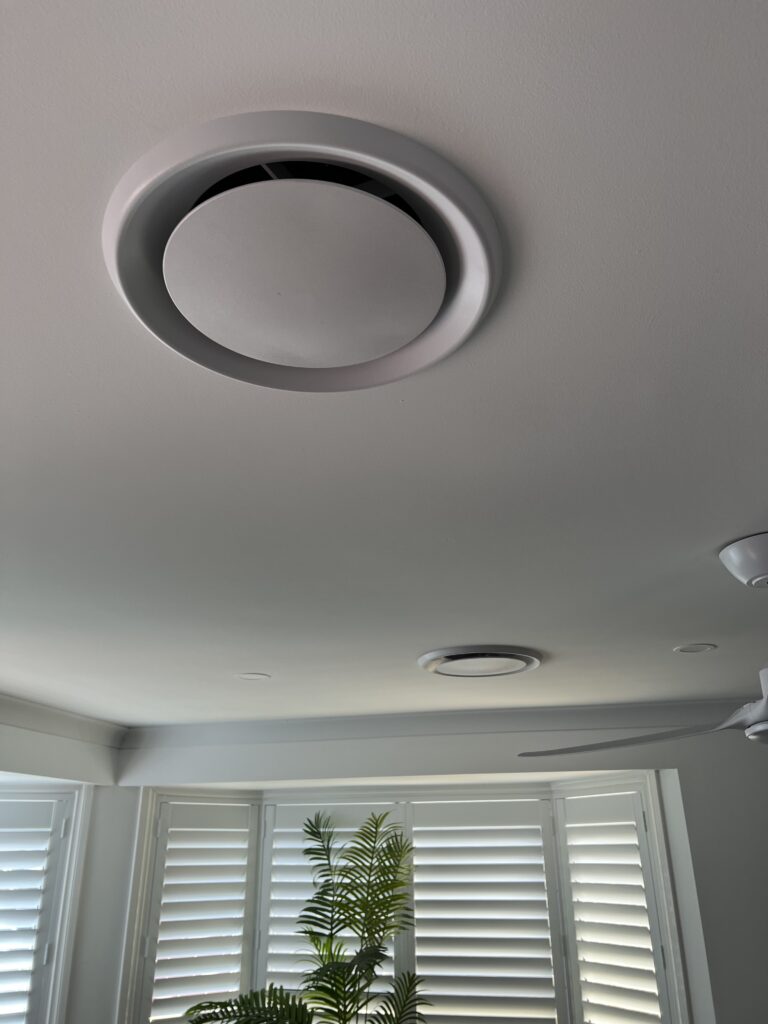 Professional ducted air conditioning installation by Jmax Air in Camden, NSW Jmax Air ducted aircon install with ceiling vents and zoning setup