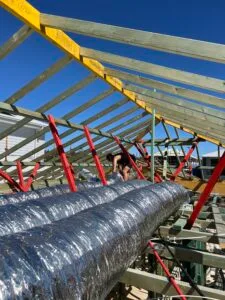 Jmax Air ducted aircon install with ceiling vents and zoning setup in Cobbitty NSW